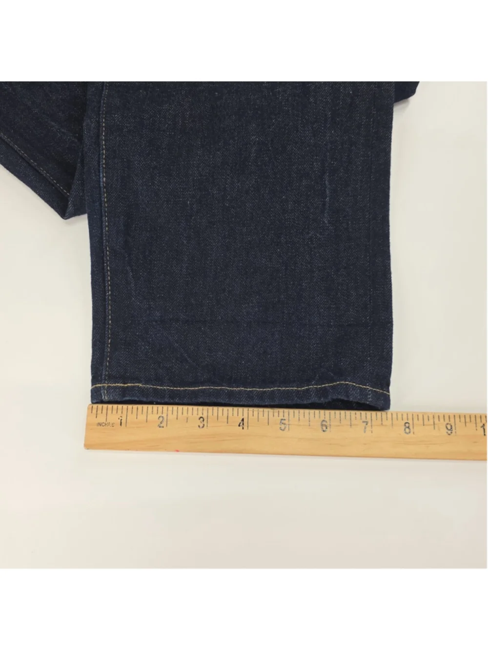 Levi's Made & Crafted Ruler Straight Jeans 34x32 Dark Indigo Button Fly 100%...